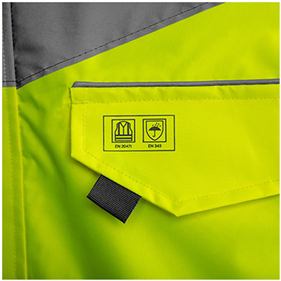 Arco Yellow Waterproof Hi-Vis Coat
