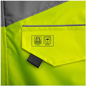 Arco Yellow Waterproof Hi-Vis Coat