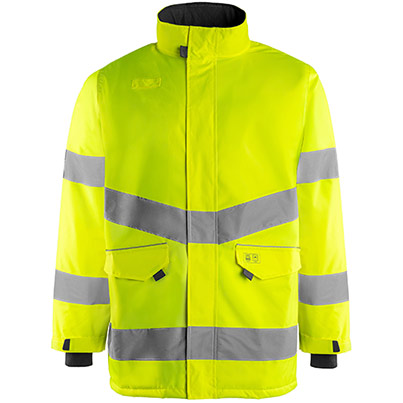 Arco Yellow Waterproof Hi-Vis Coat