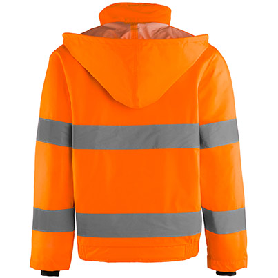 Arco Orange Waterproof Hi-Vis Shell Jacket
