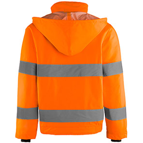 Arco Orange Waterproof Hi-Vis Shell Jacket