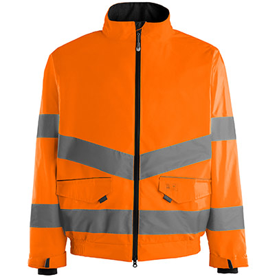 Arco Orange Waterproof Hi-Vis Shell Jacket