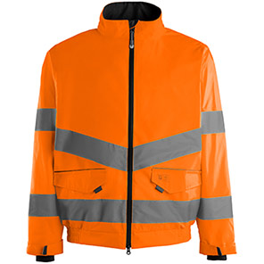 Arco Orange Waterproof Hi-Vis Shell Jacket
