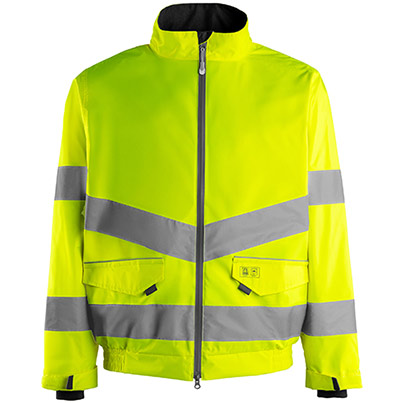 Arco Yellow Waterproof Hi-Vis Shell Jacket