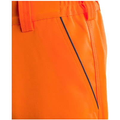 Arco Men’s Orange Hi-Vis Cargo Trousers with Kneepad Pockets