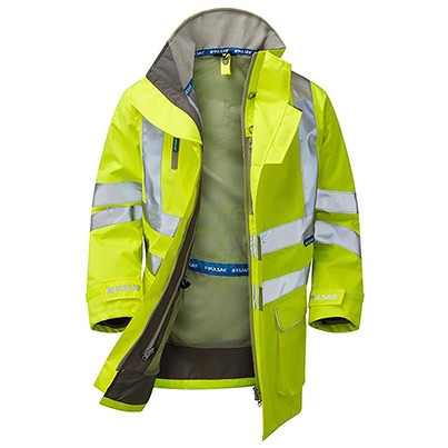 Pulsar P421-R Hi-Vis Mesh Coat Yellow