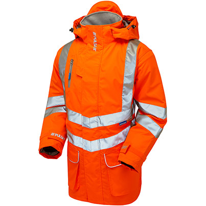 Pulsar PR499-R Hi-Vis Mesh Coat Orange