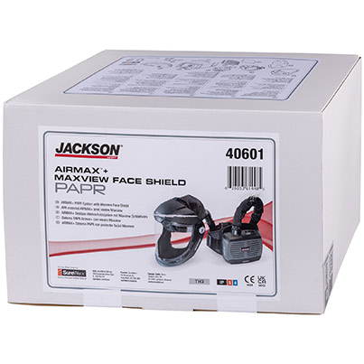 Jackson Safety AIRMAX+ Powered Respirator Kit with MAXVIEW Anti-Fog Face Shield