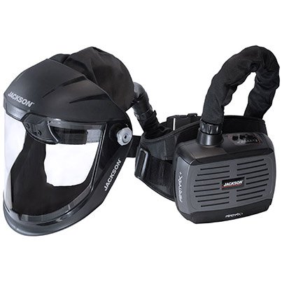 Jackson Safety AIRMAX+ Powered Respirator Kit with MAXVIEW Anti-Fog Face Shield