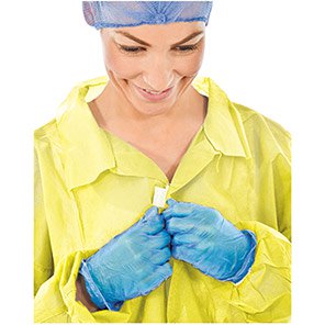 Lion Men’s Yellow Hook-and-Loop Visitor’s Coat (Pack of 50) 3XL