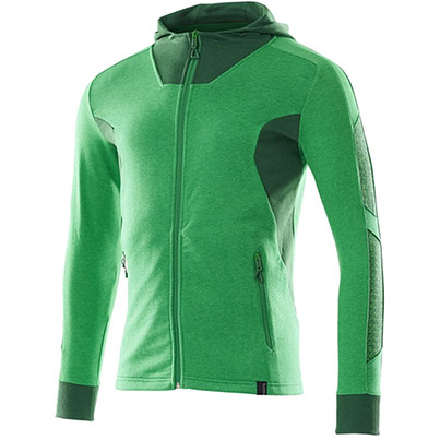MASCOT ACCELERATE 18584 Men’s Green Zip-Up Hoodie