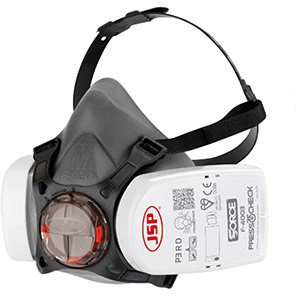 JSP Force 8 Half-Face Respirator Mask with PressToCheck P3 Filters