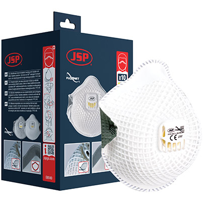 JSP Flexinet FFP2V Face Mask (Box of 10)