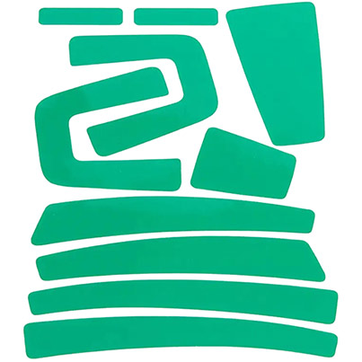 Sundström SR 570/SR 575 Green Reflective Tape Kit (Pack of 50)