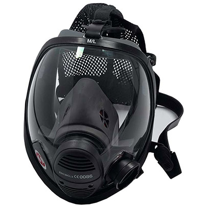 Scott Vision 3 Full-Face BA Mask with Net Harness and Electronics Port