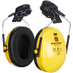 3M PELTOR Optime I P3E Helmet-Mounted Ear Defenders