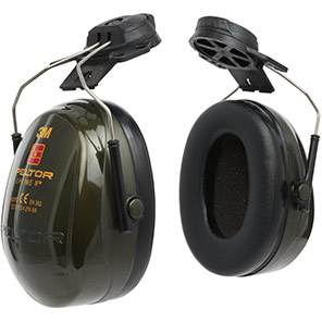 3M PELTOR Optime II P3E Helmet-Mounted Ear Defenders