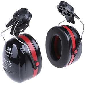 3M PELTOR Optime III P3E Helmet-Mounted Ear Defenders