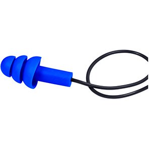 Skytec SOTA RP15 TPR Corded Detectable Earplugs (Pack of 200 Pairs)