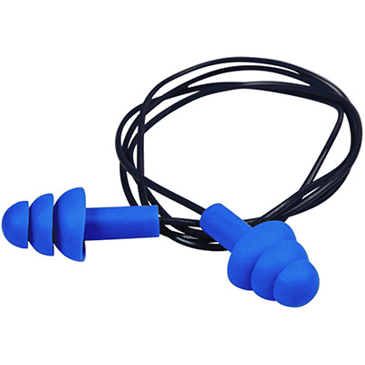 Skytec SOTA RP15 TPR Corded Detectable Earplugs (Pack of 200 Pairs)
