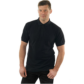 TROJAN Black Polo Shirt