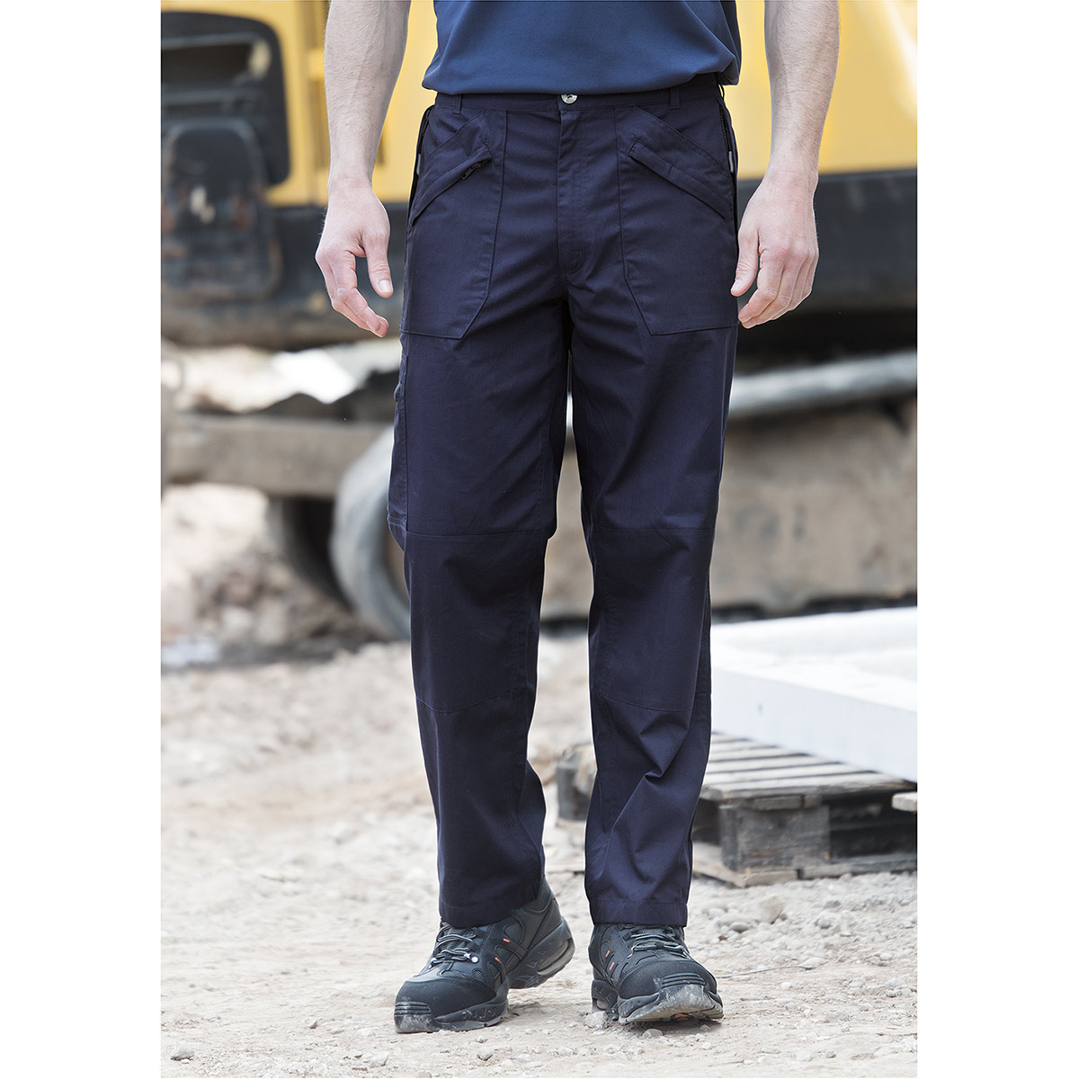 TROJAN Men’s Navy Action Work Trousers TROJAN Work Trousers Arco — free download