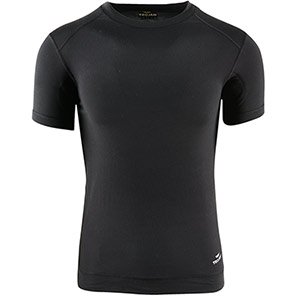 TROJAN Black Short-Sleeve Wicking Base-Layer Vest 4XL