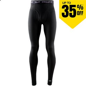 TROJAN Black Wicking Long Johns