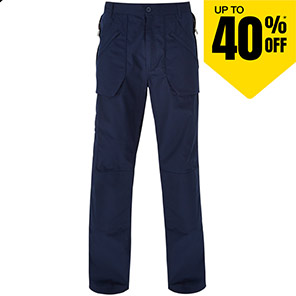 TROJAN Men’s Navy Lined Action Trousers
