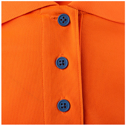 Arco Hi-Vis Responsible Ladies Long Sleeve Polo Orange