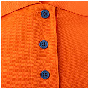 Arco Hi-Vis Responsible Ladies Long Sleeve Polo Orange