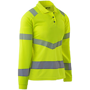 Arco Hi-Vis Responsible Ladies L/S Polo