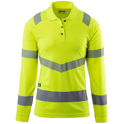 Arco Hi-Vis Responsible Ladies L/S Polo