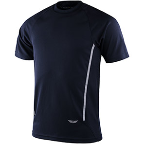 TROJAN Odegon Unisex Navy Wicking T-Shirt