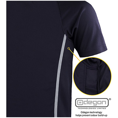 TROJAN Odegon Men’s Navy Wicking Polo Shirt