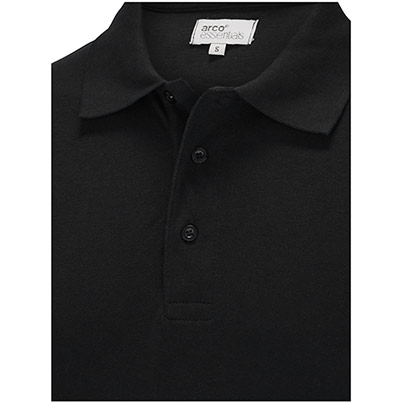 Arco Essentials Men’s Black Polo Shirt