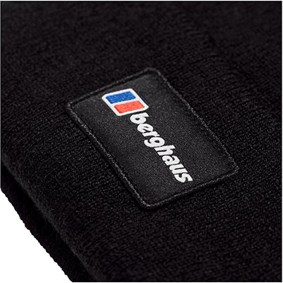 Berghaus Logo Recognition Black Beanie Hat