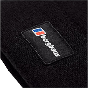 Berghaus Logo Recognition Black Beanie Hat