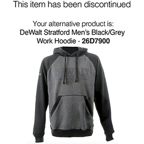 DEWALT Men’s Black Hoodie 2XL