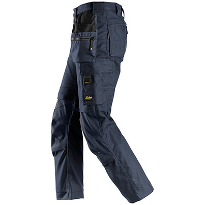Snickers AllroundWork 6224 Men’s Navy Trousers with Kneepad Pockets