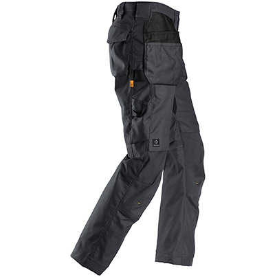 Snickers AllroundWork 6224 Men’s Grey Trousers with Kneepad Pockets