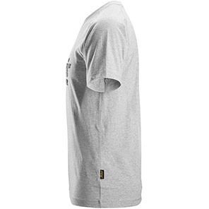 Snickers 2590 Grey Melange Logo T-Shirt