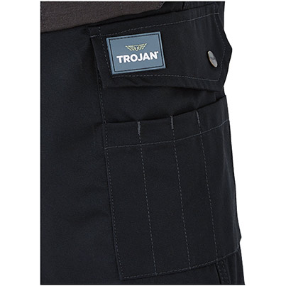 TROJAN Men’s Black/Grey Tradesman Shorts