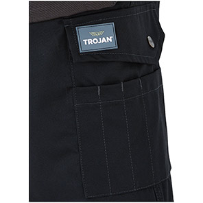 TROJAN Men’s Black/Grey Tradesman Shorts