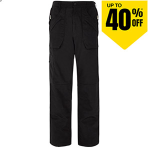 TROJAN Women’s Black Action Trousers