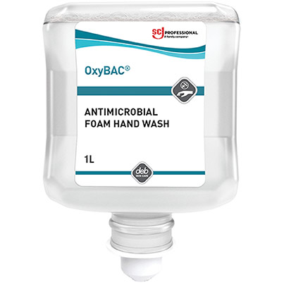 Deb Stoko OxyBAC Foam Antimicrobial Handwash 1.2L
