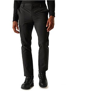 Regatta Pro TRJ610 Black Slim-Fit Action Stretch Trousers