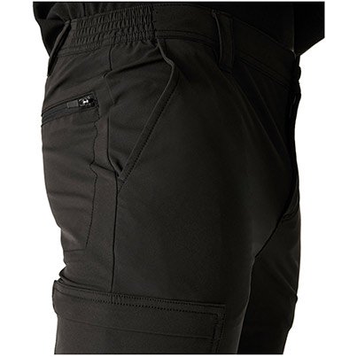 Regatta Pro TRJ610 Black Slim-Fit Action Stretch Trousers