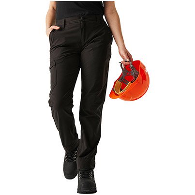 Regatta TRJ627 Women’s Black Pro Action Stretch Trousers