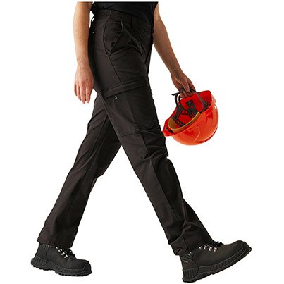 Regatta TRJ627 Women’s Black Pro Action Stretch Trousers